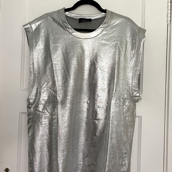 3.1 Phillip Lim Other - Phillip Lim Silver Metallic Sleeveless Top